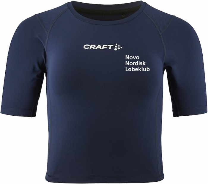 Craft - Nnl Crop Tee Women - Bleu marine