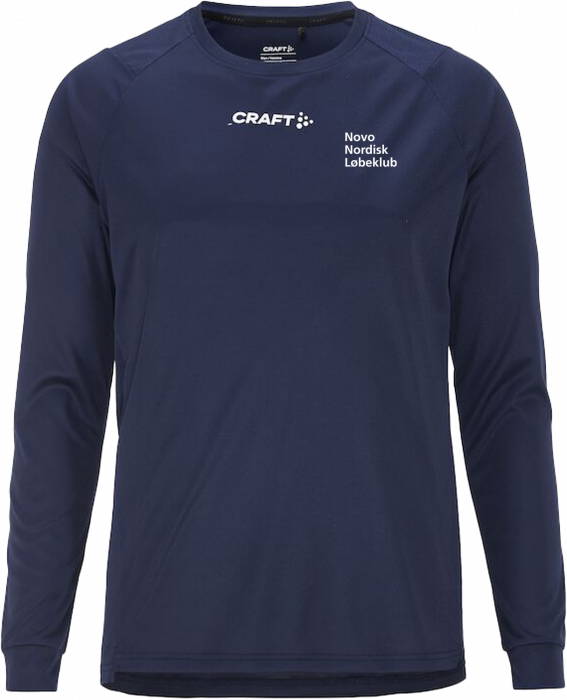 Craft - Nnl Ls Running T-Shirt Men - Granatowy