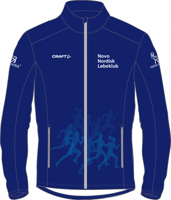 Craft - Nnl Running Jacket Men - Marineblau & hellblau